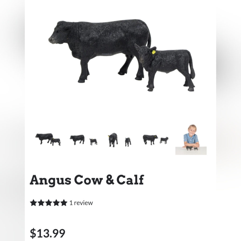 Big Country Toys Angus Cow and Calf